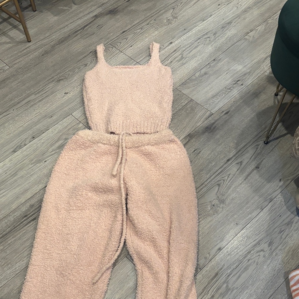 SKIMS Cozy Pink Pajama Set
